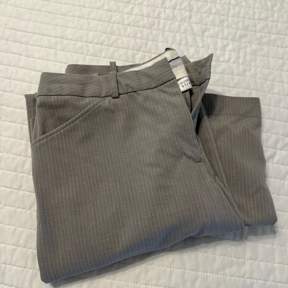 WORTHINGTON trouser leg grey pinstriped SZ 10 Long - Picture 8 of 8